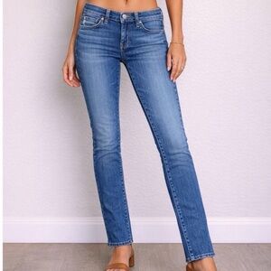 Adrianno Goldschmied Mid-Rise Jeans Women’s Size 28 AG “The Stilt” Cigarette Leg